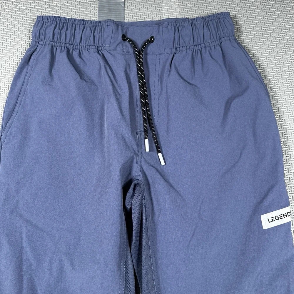 NEW Legends Carson Pant Men S Jogger Ankle Zip Nylon Windbreaker Reflecive 30x28